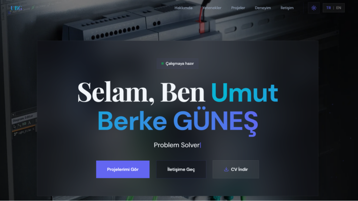 sizin modern ve özelleştirilebilir web siteleri tasarlarım