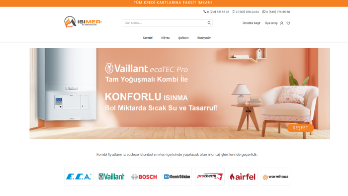 sizin için satış odaklı e-ticaret sitesi kurarım