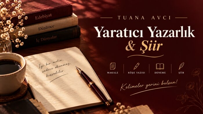 isteğin doğrultusunda yazılar ve şiirler üretirim