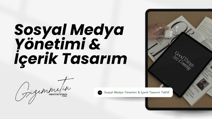 sosyal medyanızı profesyonelce yönetirim