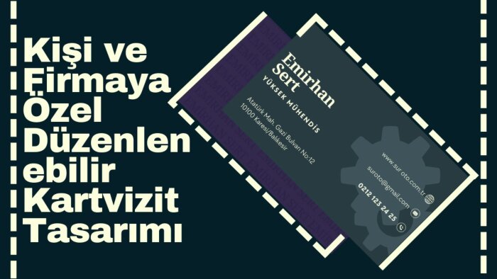 baskıya hazır firmanızı öne çıkaracak kartvizit tasarlıyorum