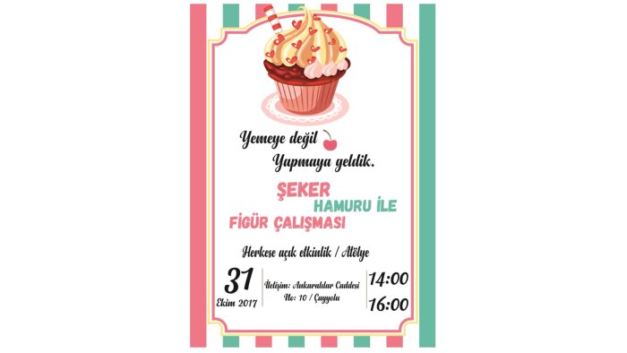 sizin için afiş ve poster yapabilirim