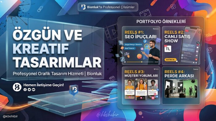 medyanız için kreatif tasarımlar yaparım