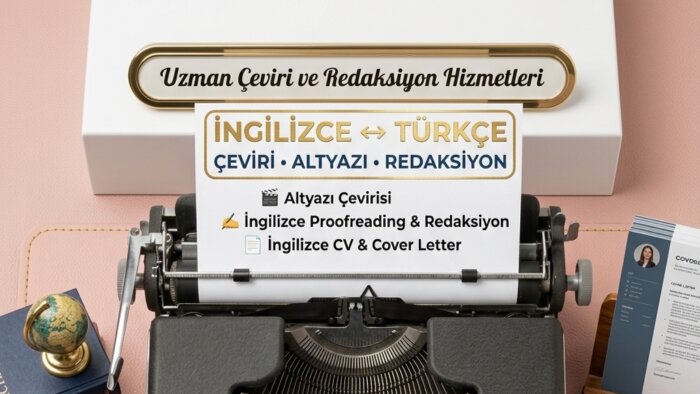 her türlü İngilizce-Türkçe çeviri hizmeti sunuyorum