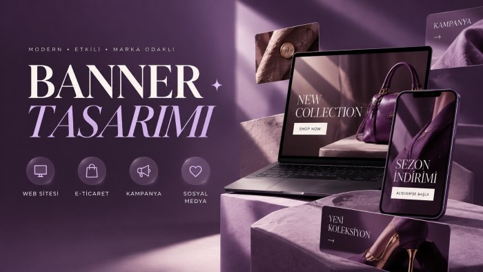 markanız için dikkat çekici banner tasarımları hazırlarım
