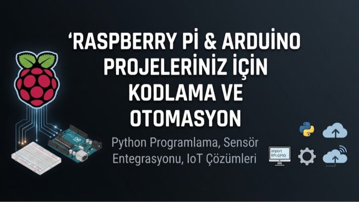Raspberry Pi ve Arduino için IoT ve otomasyon yazılımı yazarım