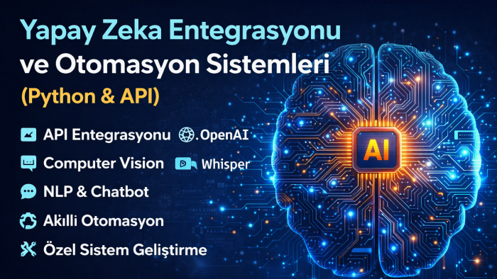 yapay zeka destekli otomasyonlarınızı tasarlarım