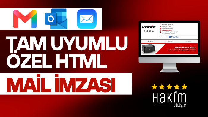 html mail imzası yaparım