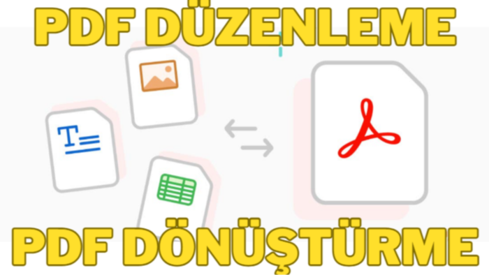 Pdflerinizi düzenleyebilir farklı formatlara çevirebilirim