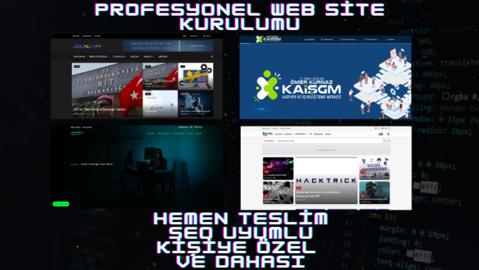 sizin için seo uyumlu web site yaparım