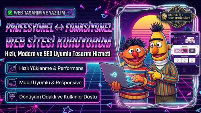 modern, mobil uyumlu ve fonksiyonel web sitesi yapıyorum