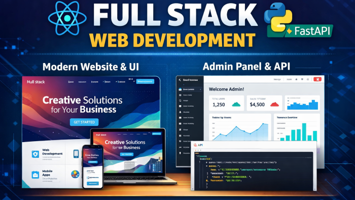 profesyonel ve uçtan uca web sitesi geliştiriyorum
