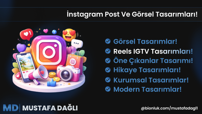 sosyal medya için post ve içeriklerinizi hazırlayabilirim