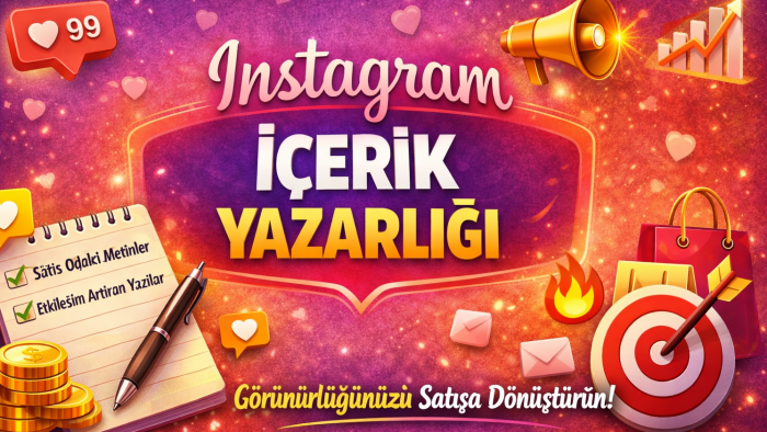 Instagram için satış odaklı metinler yazarım