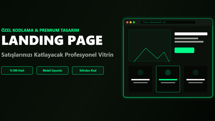 satışlarınızı katlayacak landing page tasararlıyorum