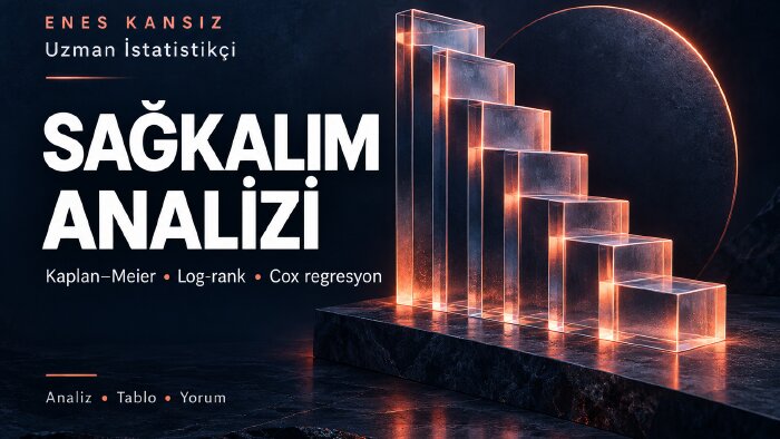 sağkalım analizlerinizi yapar ve sonuçlarını raporlarım