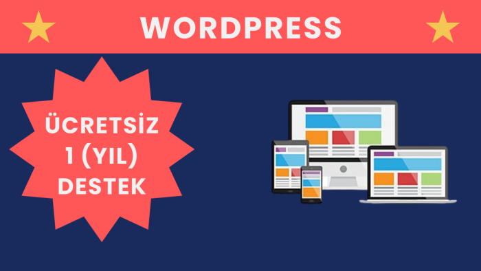 anahtar teslim wordpress altyapılı web sitesi yapabilirim