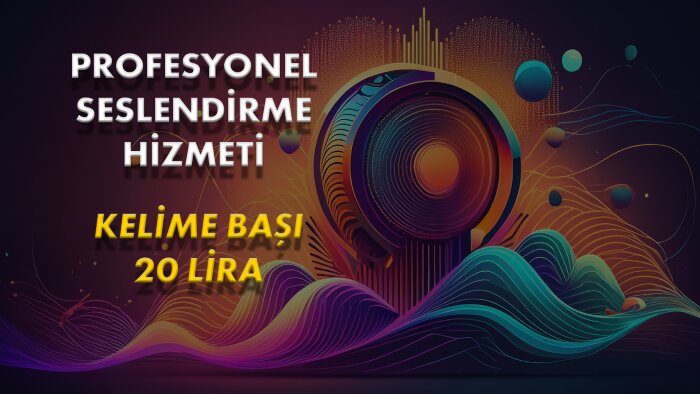 profesyonel seslendirme hizmeti verebilirim