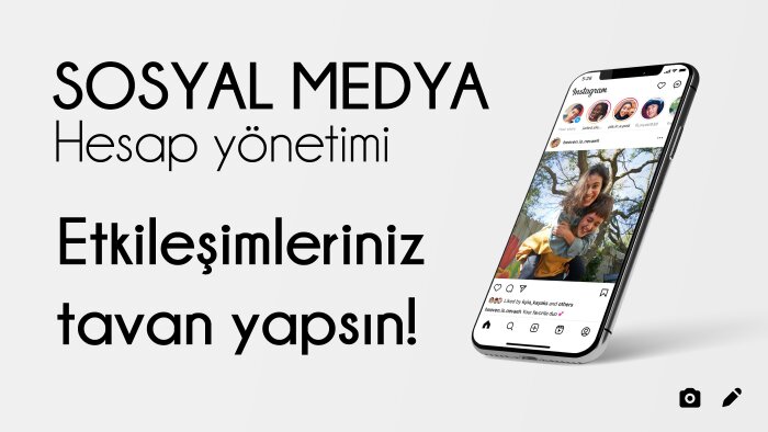sosyal medya hesaplarınızı yönetebilir ve içerik üretirim