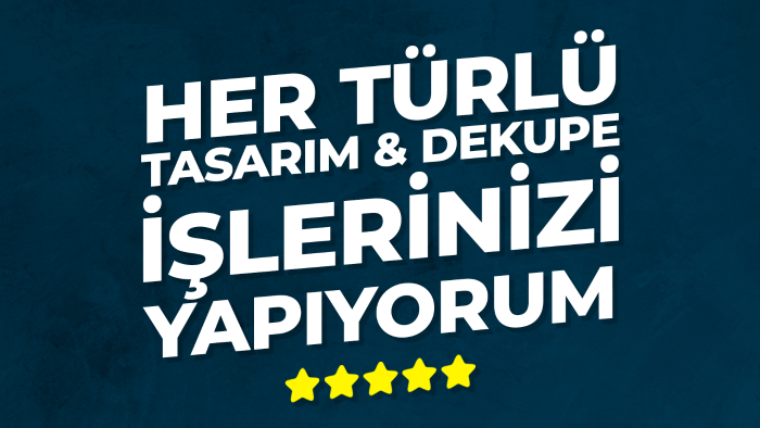 fotoğraflarda düzenleme ve tasarım yaparım