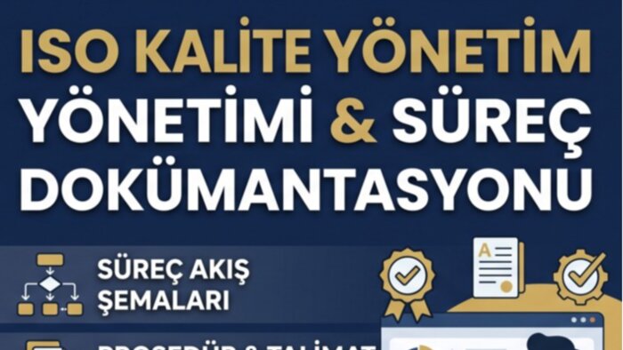 ISO kalite yönetim sistemi dokümanları hazırlayabilirim