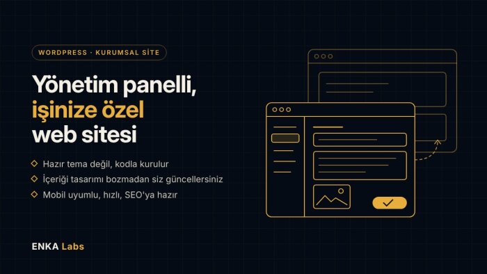 yönetim panelli kurumsal wordpress web sitenizi kodlarım
