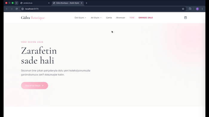 sizin için e-ticaret sitesi yaparım