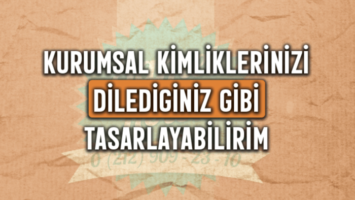 kurumsal kimliklerinizi şekillendirebilirim