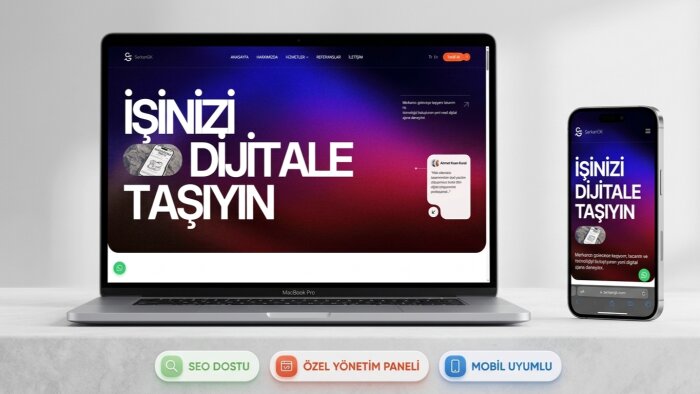 ihtiyacınıza uygun özel yönetim panelli web sitesi yapabirim