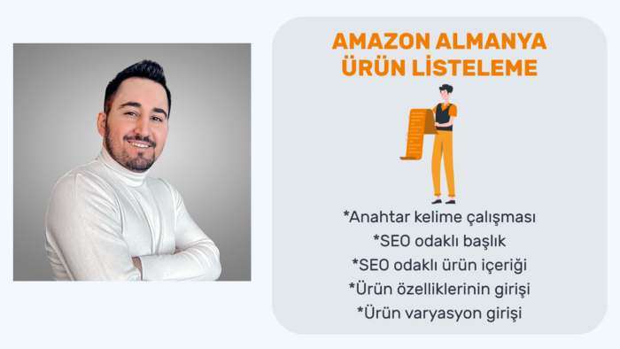 amazon almanya'da profesyonelce ürün listenizi hazırlarım