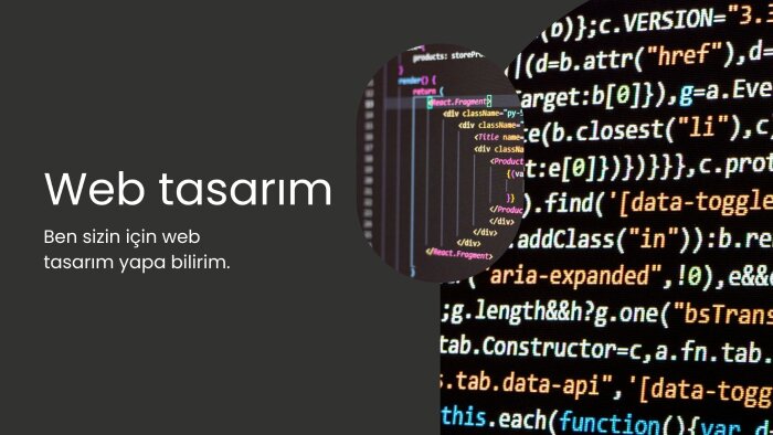 modern ve mobil uyumlu web siteleri tasarlarım