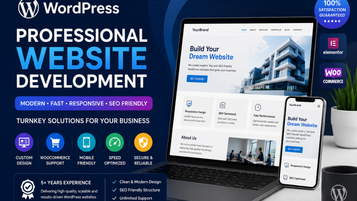 Wordpress ile anahtar teslim website yapabilirim