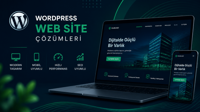 wordpress sitenizi modern tasarımla anahtar teslim yaparım