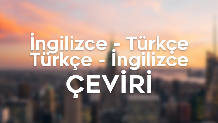 titiz bir şekilde tercüme yapıyorum