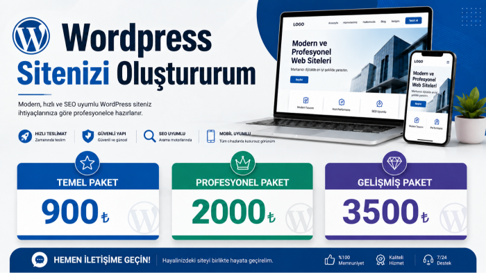 istediğiniz wordpress ve woocommerce sitesini oluştururum