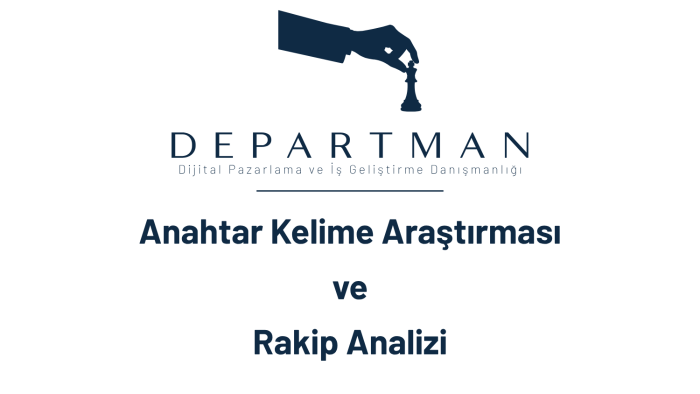 anahtar kelime araştırması ve rakip analizi yaparım