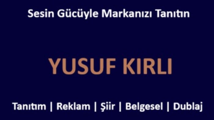 projeleriniz için seslendirme yapabilirim