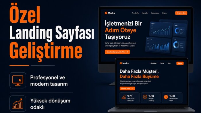 AI destekli yüksek dönüşümlü Landing Page tasarlarım