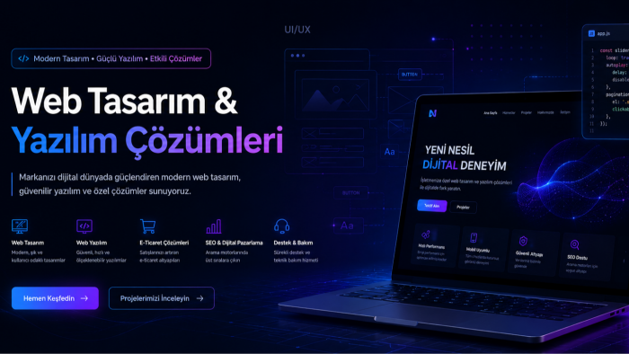 işletmeniz için özel web yazılım geliştiririm