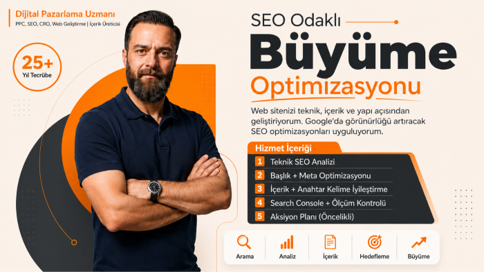 web siteniz için site içi SEO çalışması yapıyorum