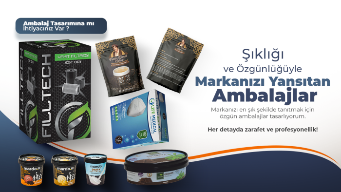 özgün ve şıklığıyla markanızı yansıtan ambalajlar tasarlarım