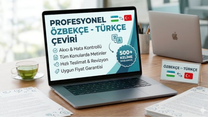 türkçeden özbekçeye hızlı ve kaliteli çeviri yaparım