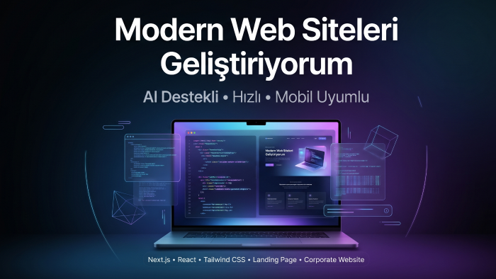 işletmeniz için 48 saatte modern ve hızlı web sitesi kurarım