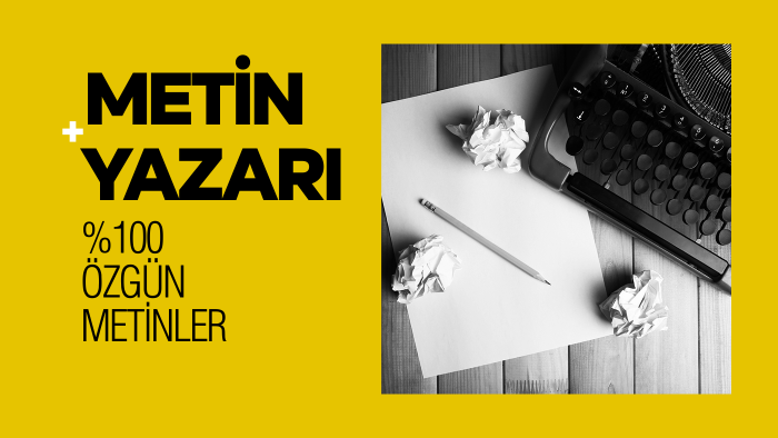 metin yazar içerik üretirim