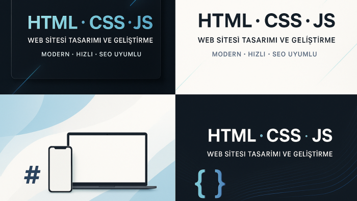 modern ve mobil uyumlu web siteleri tasarlarım