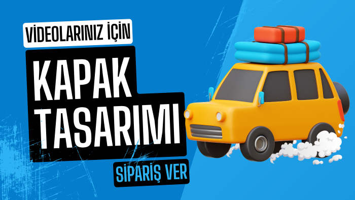 videolarınız için etkileyici kapak resmi tasarlayabilirim