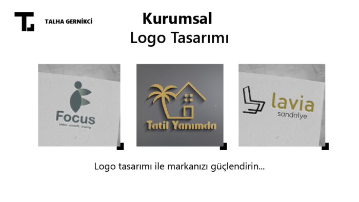 markanızı güçlendirecek kurumsal logo tasarlarım