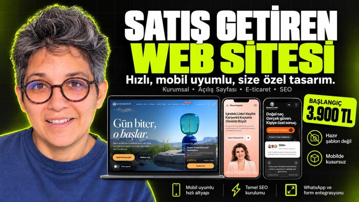 satış getiren hızlı ve mobil uyumlu web sitesi yaparım