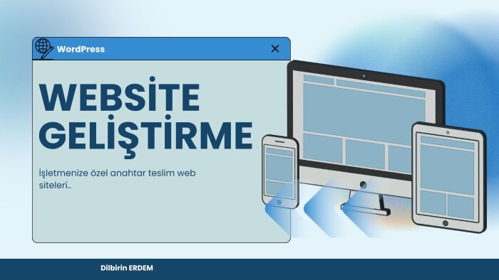 işletmenize özel anahtar teslim web siteleri yaparım