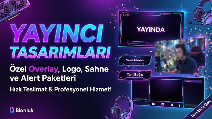 yayın platformu için tasarım yapabilirim